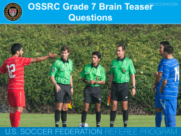 OSSRC Grade 7 Brain Teaser Questions