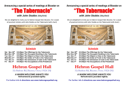 TheTabernacle - Hebron Gospel Hall