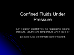 12. Confined Fluids Under Pressure