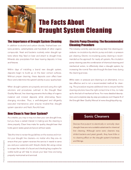 The Facts About Draught System Cleaning