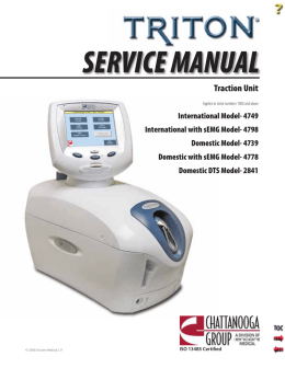 Triton Traction Service Manual Domestic DTS