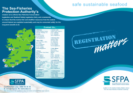 Registration Matters - The Sea-Fisheries Protection Authority