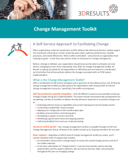 Change Management Toolkit