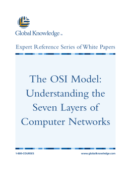 The OSI Model: Understanding the Seven Layers