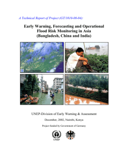 UNEP Flood Report - UNEP/GRID