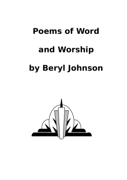 Poems of Word and Worship by Beryl Johnson