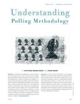 Understanding Polling Methodology