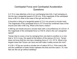 Centripetal Force and Centripetal Acceleration Questions