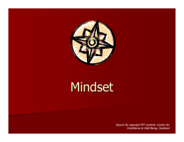 Mindset Presentation