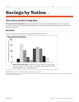 Savings by Nation (1/2)