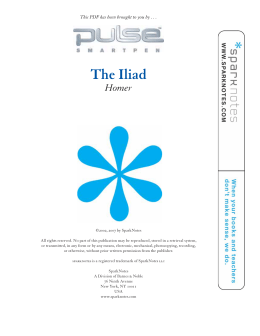 The Iliad - SparkNotes