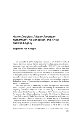 Aaron Douglas: African American Modernist - Journals@KU