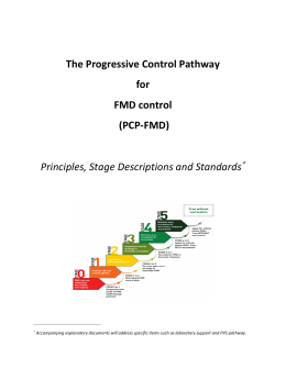 The Progressive Control Pathway for FMD control (PCP-FMD)