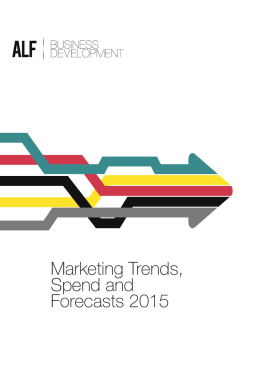 Marketing Trends, Spend and Forecasts 2015