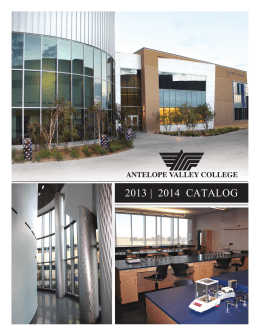 2013-2014 - Antelope Valley College