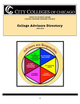 College Advisors Directory