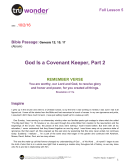 God Is a Covenant Keeper, Part 2