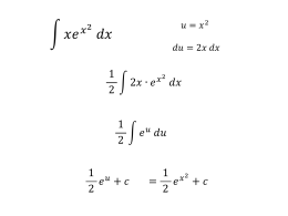 Integration by Parts - Mr. Meyers` Math Page