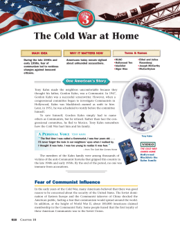 The Cold War at Home