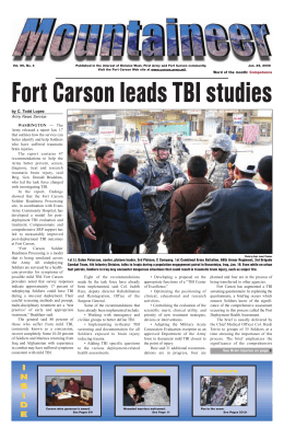 inside - Fort Carson Mountaineer