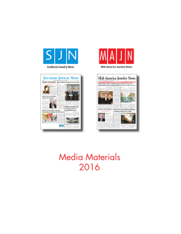 2015 media kit.indd - Southern Jewelry News