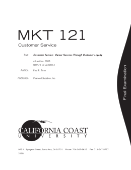 MKT 121 - StudentLance