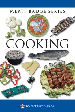 Cooking Merit Badge Pamphlet 35879