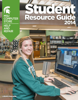 Resource Guide - MSU Computer Store