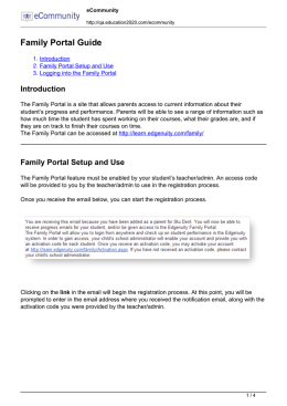 Edgenuity Family Portal Guide