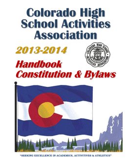 Colorado High School Activities Association