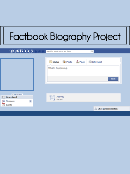 Factbook Biography Project