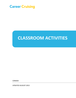 classroom activities