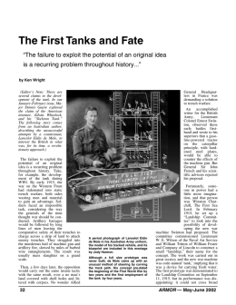 The First Tanks and Fate