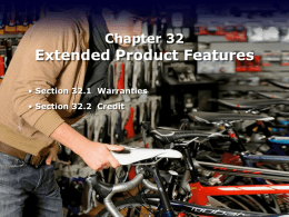 Extended Product Features