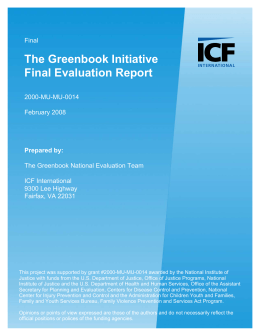 The Greenbook Initiative Final Evaluation Report