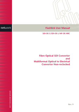 Fibre Optical SDI Converter and Multiformat Optical to - AV-iQ
