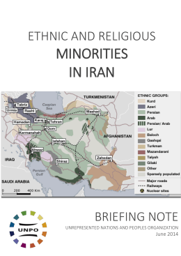 Ethnic And Religious Minorities in Iran