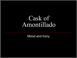 Cask of Amontillado - William Michael Jackson