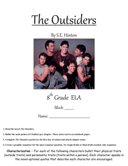 The Outsiders packet