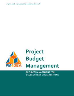 Project Budget Management