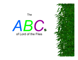 The ABCs of Lord of the Flies
