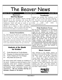 The Beaver News - Woodland Public Schools