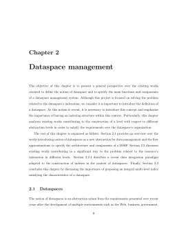 Dataspace management