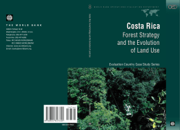 Costa Rica - Independent Evaluation Group