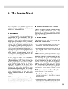 Government Finance Statistics Manual--Chapter 7