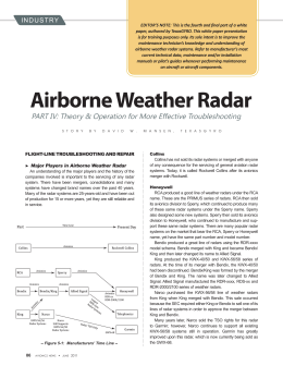 Airborne Weather Radar