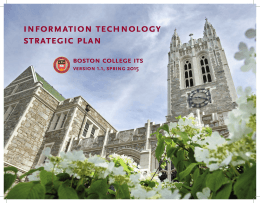 InformatIon technology StrategIc Plan