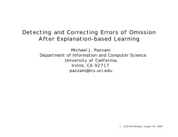 Detecting and Correcting Errors of Omission After Explanation