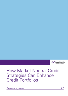 How Market Neutral Credit Strategies Can Enhance Credit