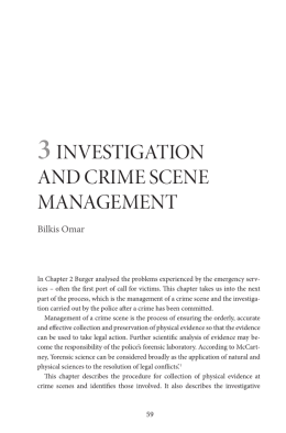 3 investigation and crime scene management